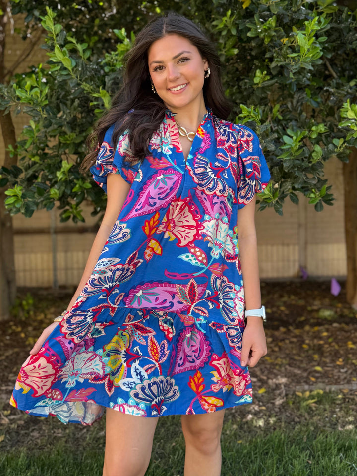 Double Take V-Neck Dress