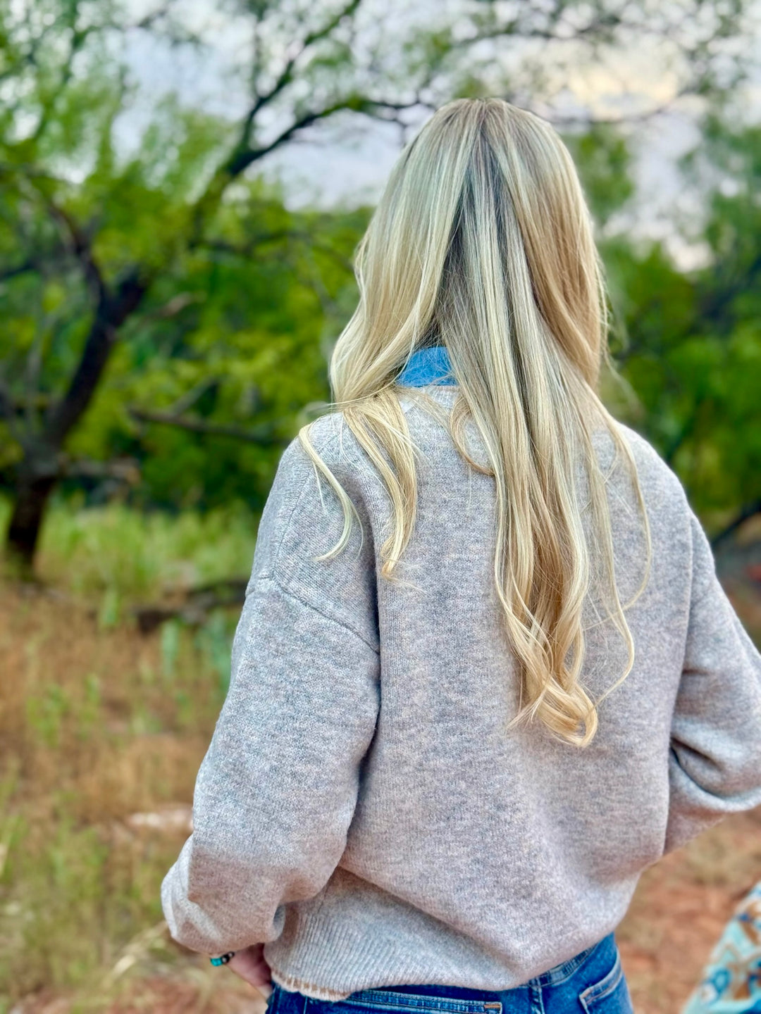 Saddle Up Cream Sweater