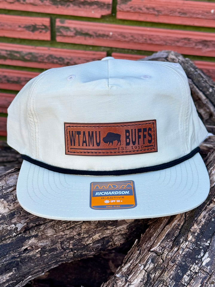 WTAMU Buffs Leather Patch Cap