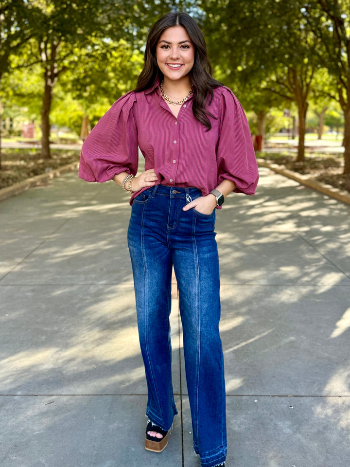 Grateful Striped Blouse