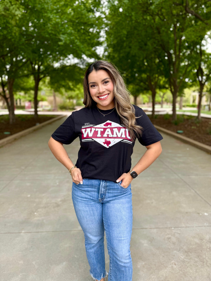 WTAMU Diamond Short Sleeve Tee