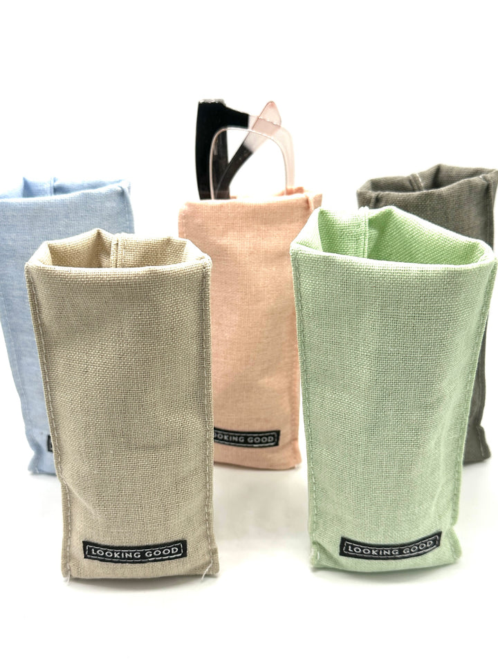 Soft Fabric Standing Eyeglass Holder