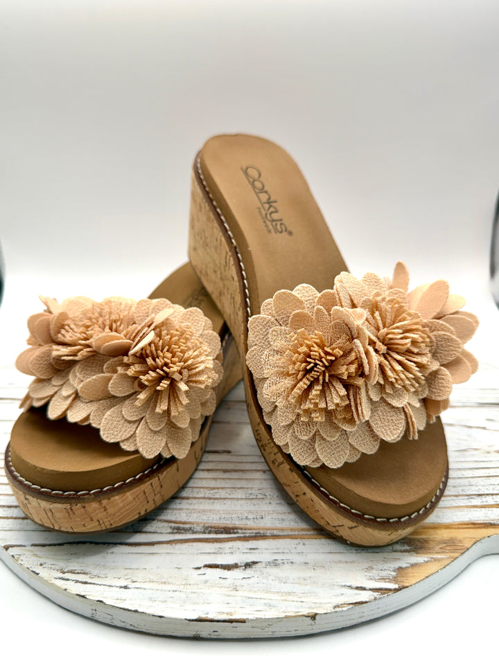 Wildflower Wedge Sandal by Corkys