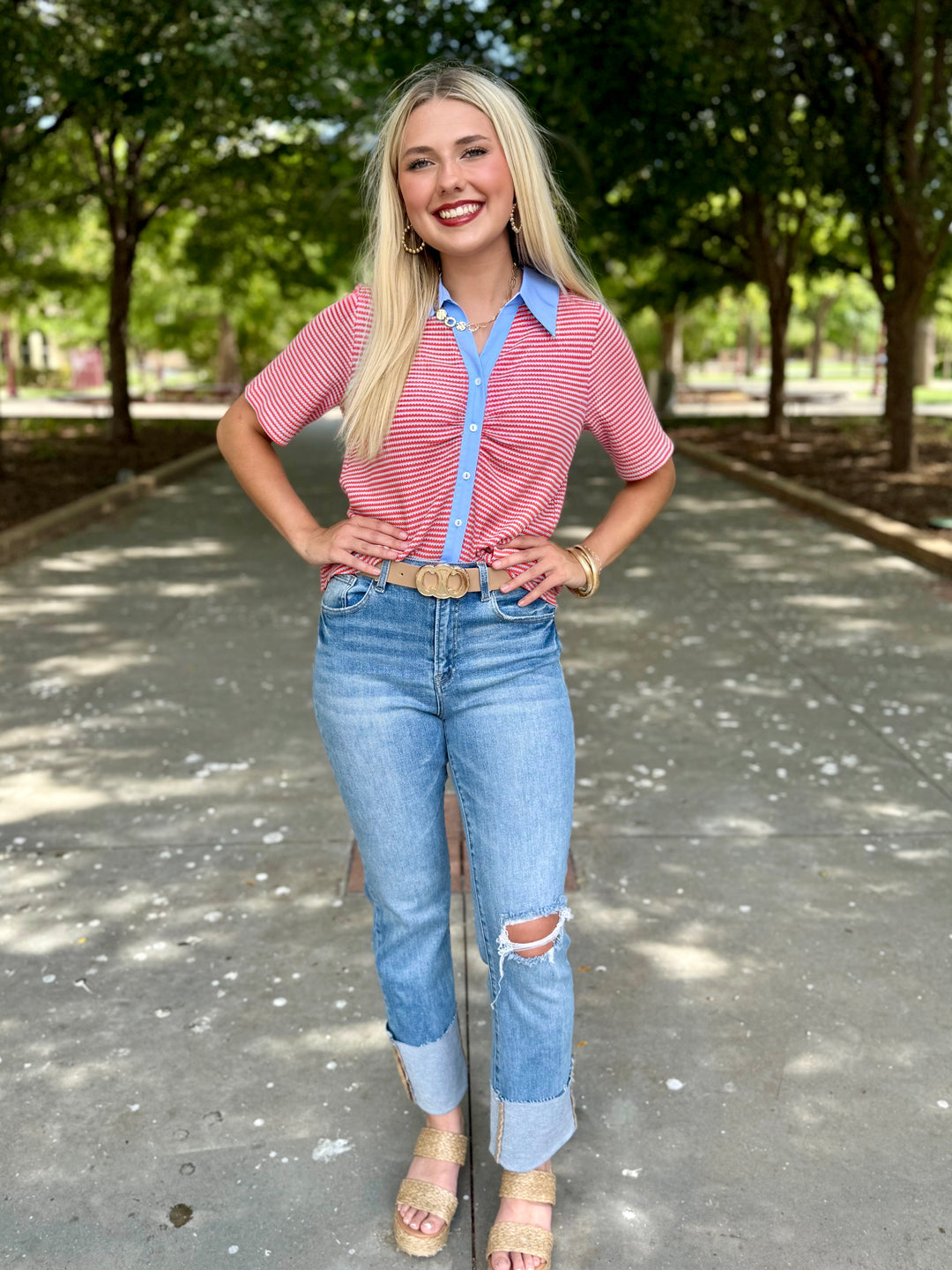 Allie Straight Crop by Risen