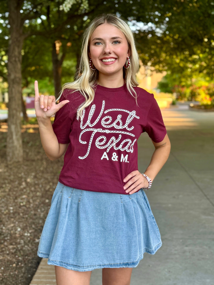West Texas A&M Rope Tee