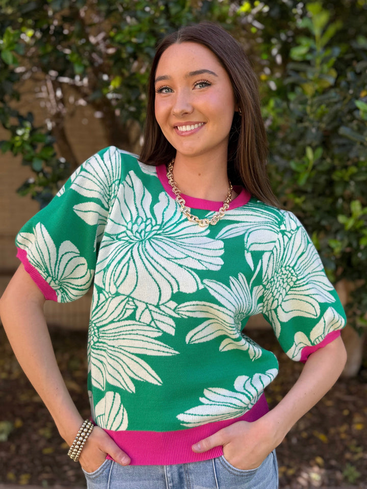 Spring Fling Knit Sweater