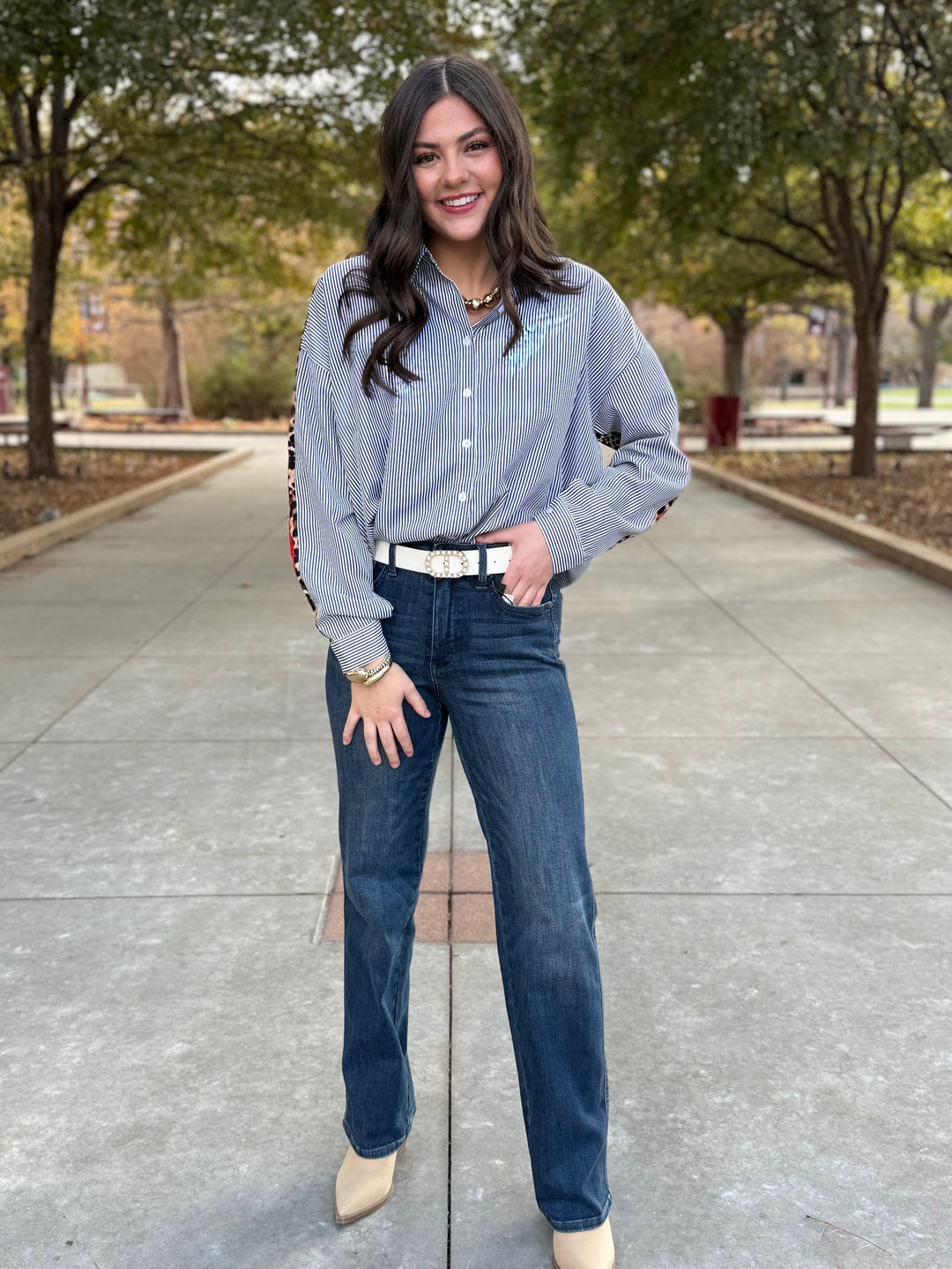 Arden Mid Rise Straight Leg Jean by Judy Blue