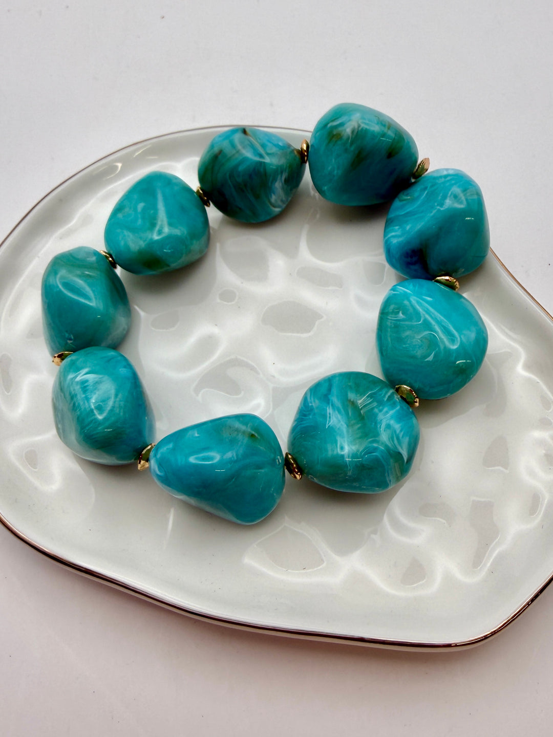 Sabrina Chunky Turquoise Bracelet