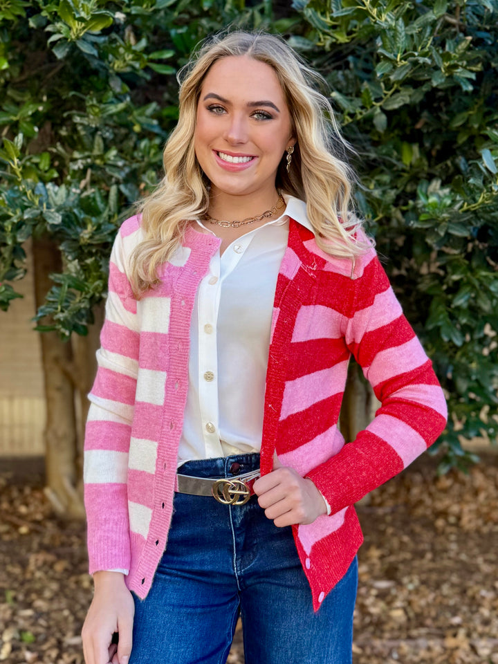 Cutie Striped Cardigan