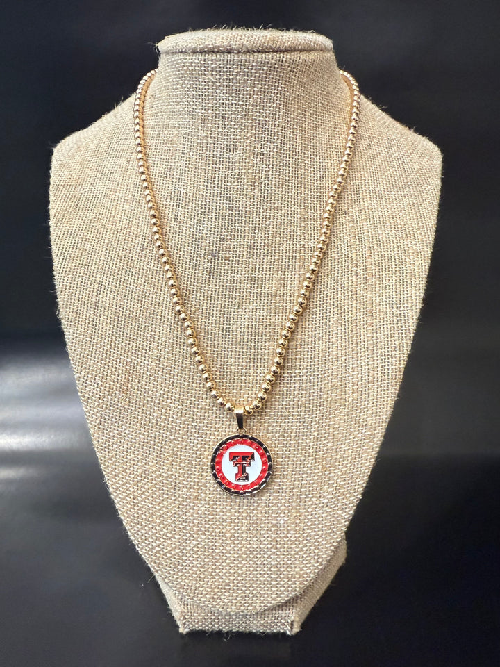 Texas Tech Pave' Necklace