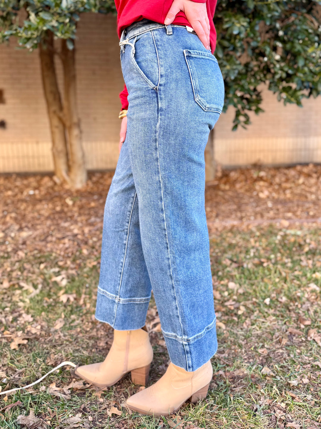 Donna Wide Leg Crop by KanCan