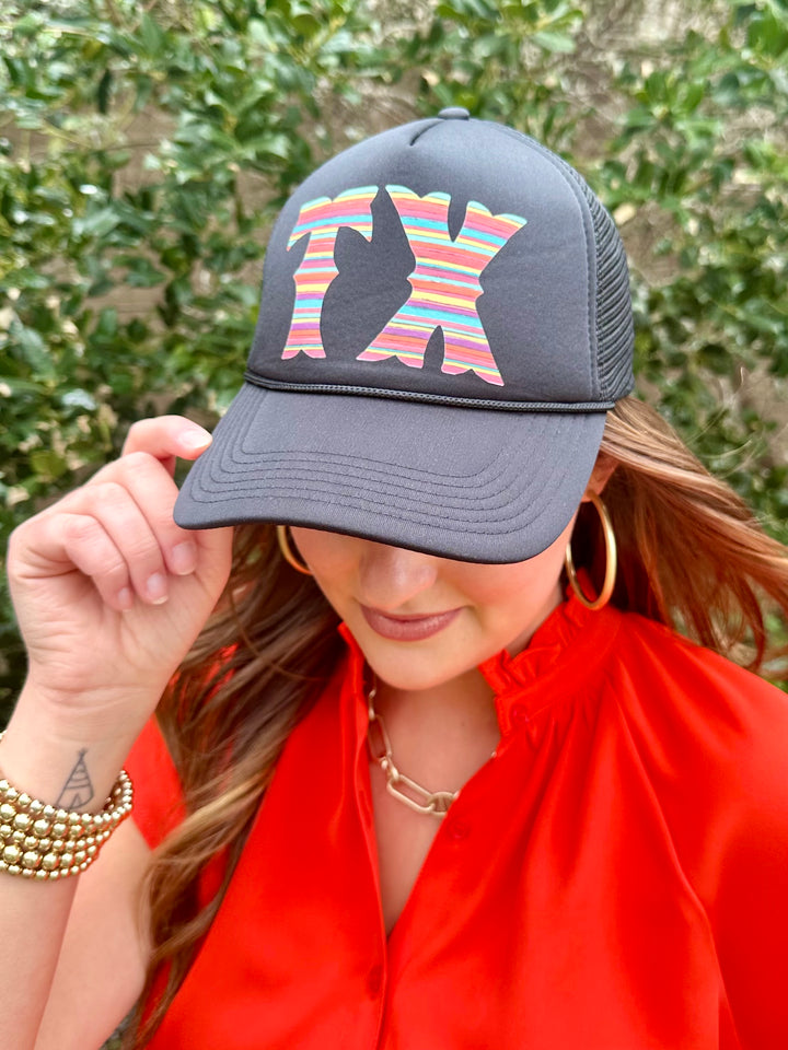 Serape TX Foam Trucker Cap by Texas True Threads