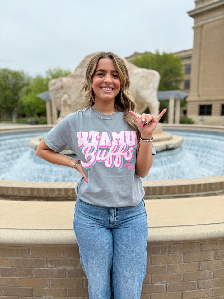 Southwest WTAMU Grey Tee