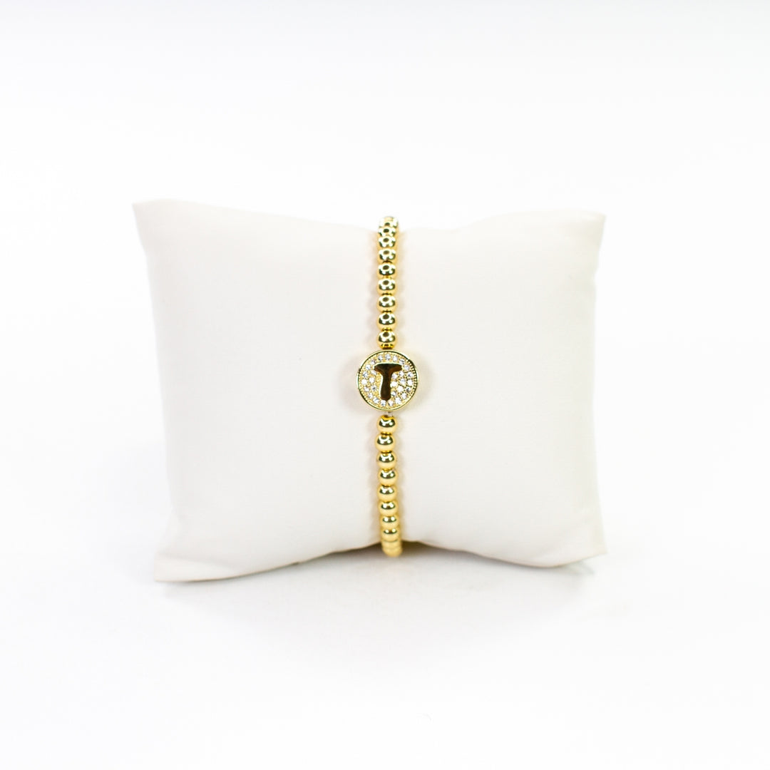 CZ Initial Bracelet
