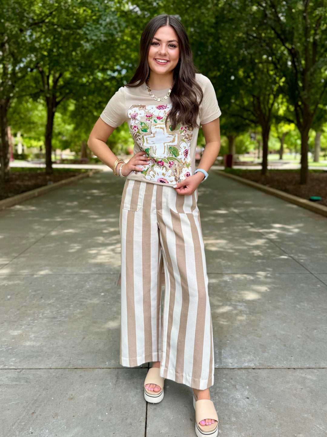 Sun Soaked Striped Pants