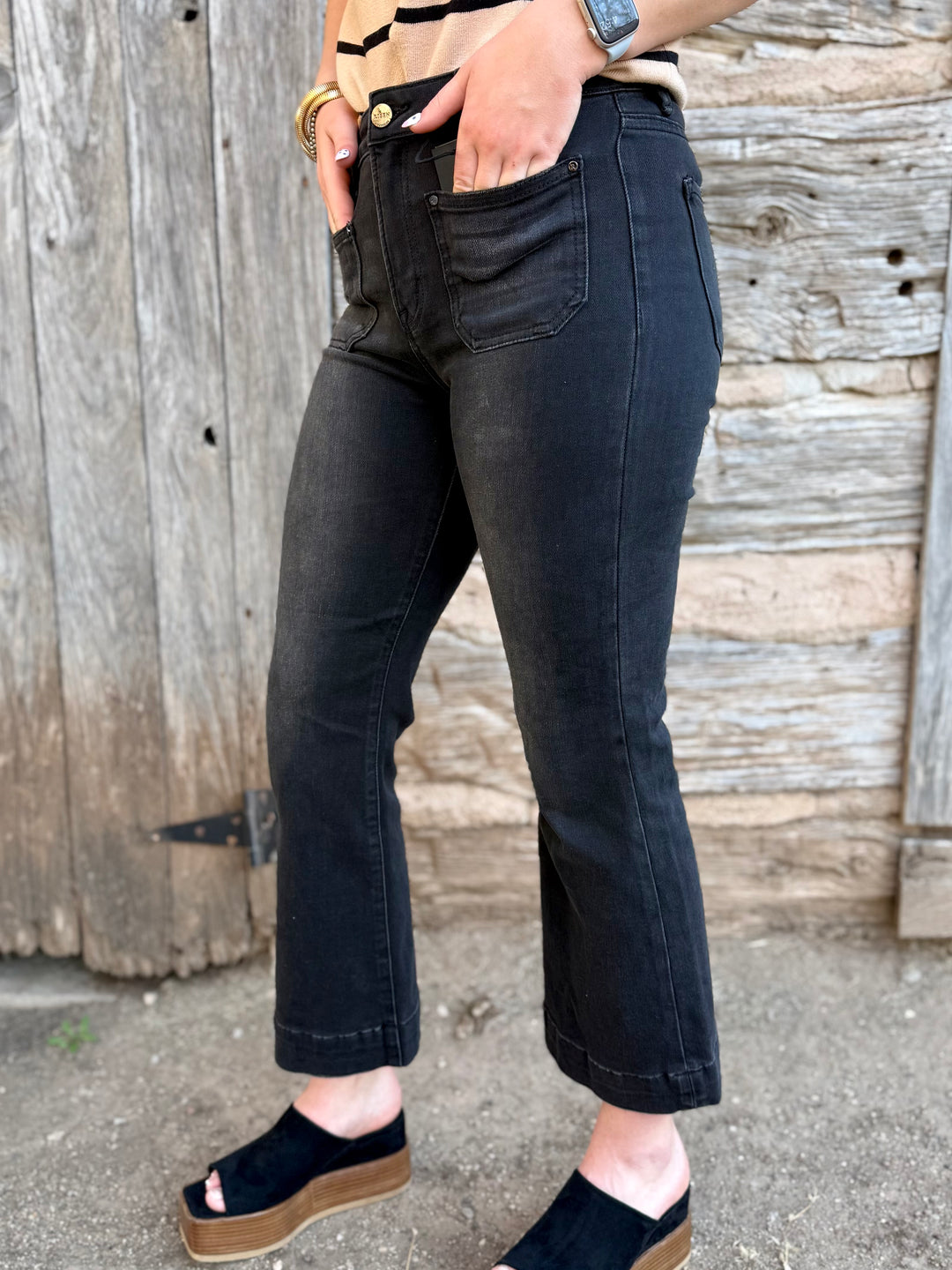 Poppy High Rise Cropped Jean by Risen