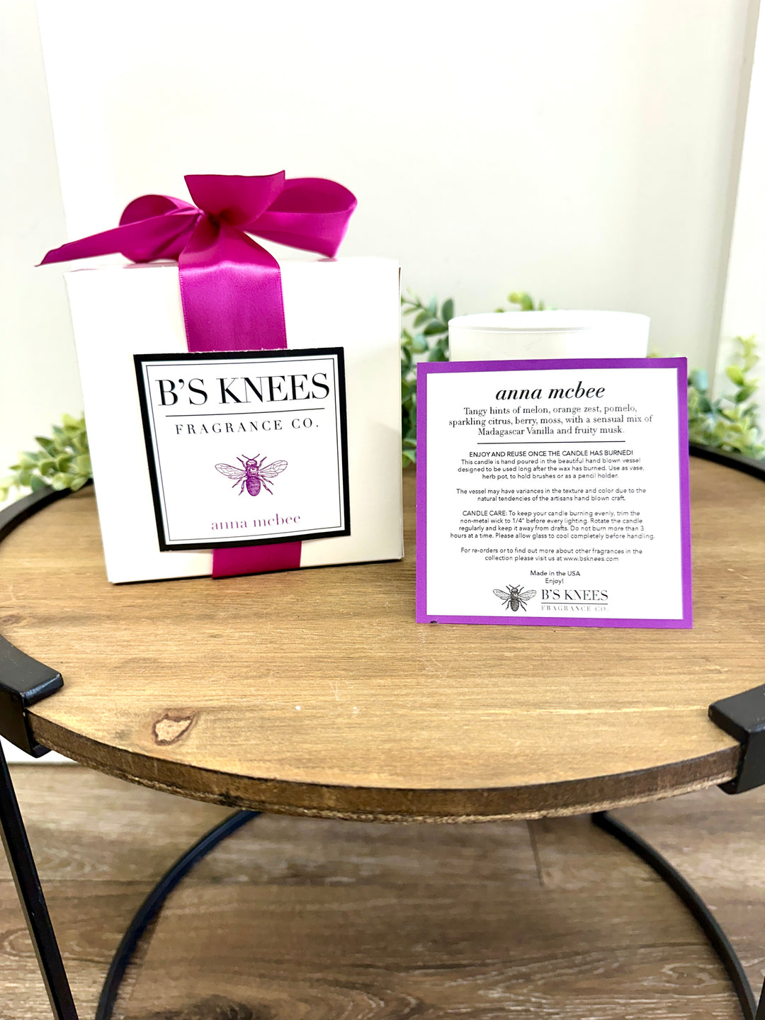 B's Knees Single Wick Candles