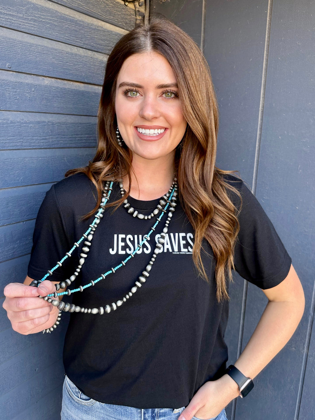 Jesus Saves Tee by Texas True Threads