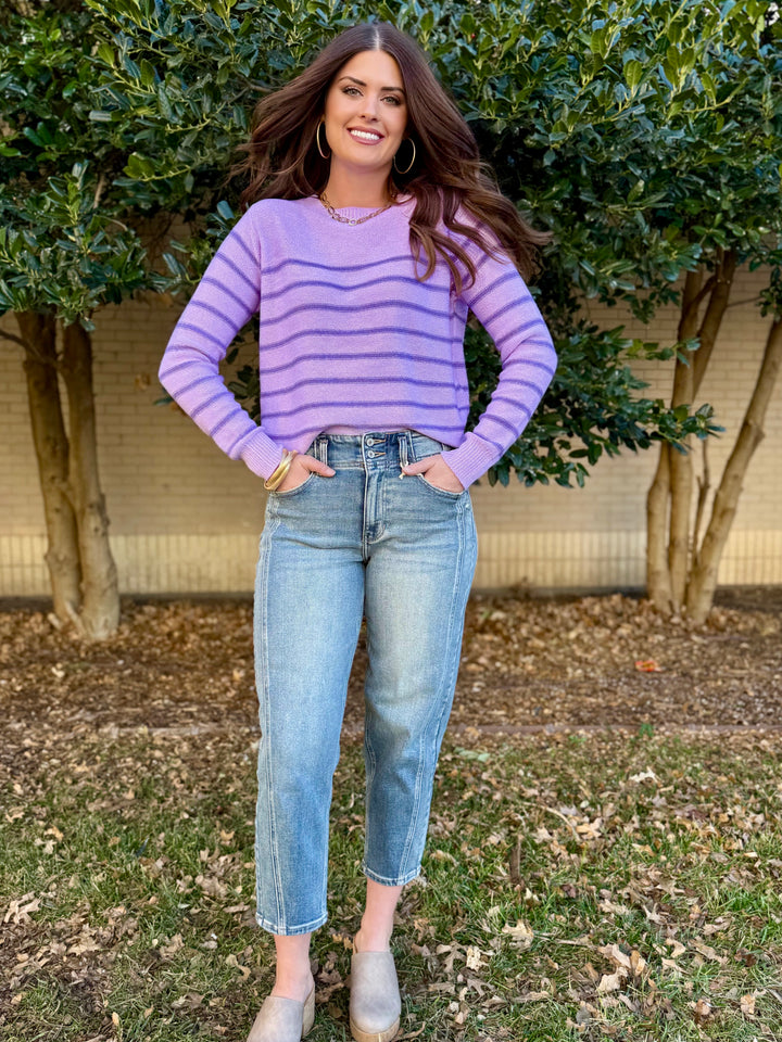 Tilly Ultra High Rise Slim Barrel Jean by KanCan