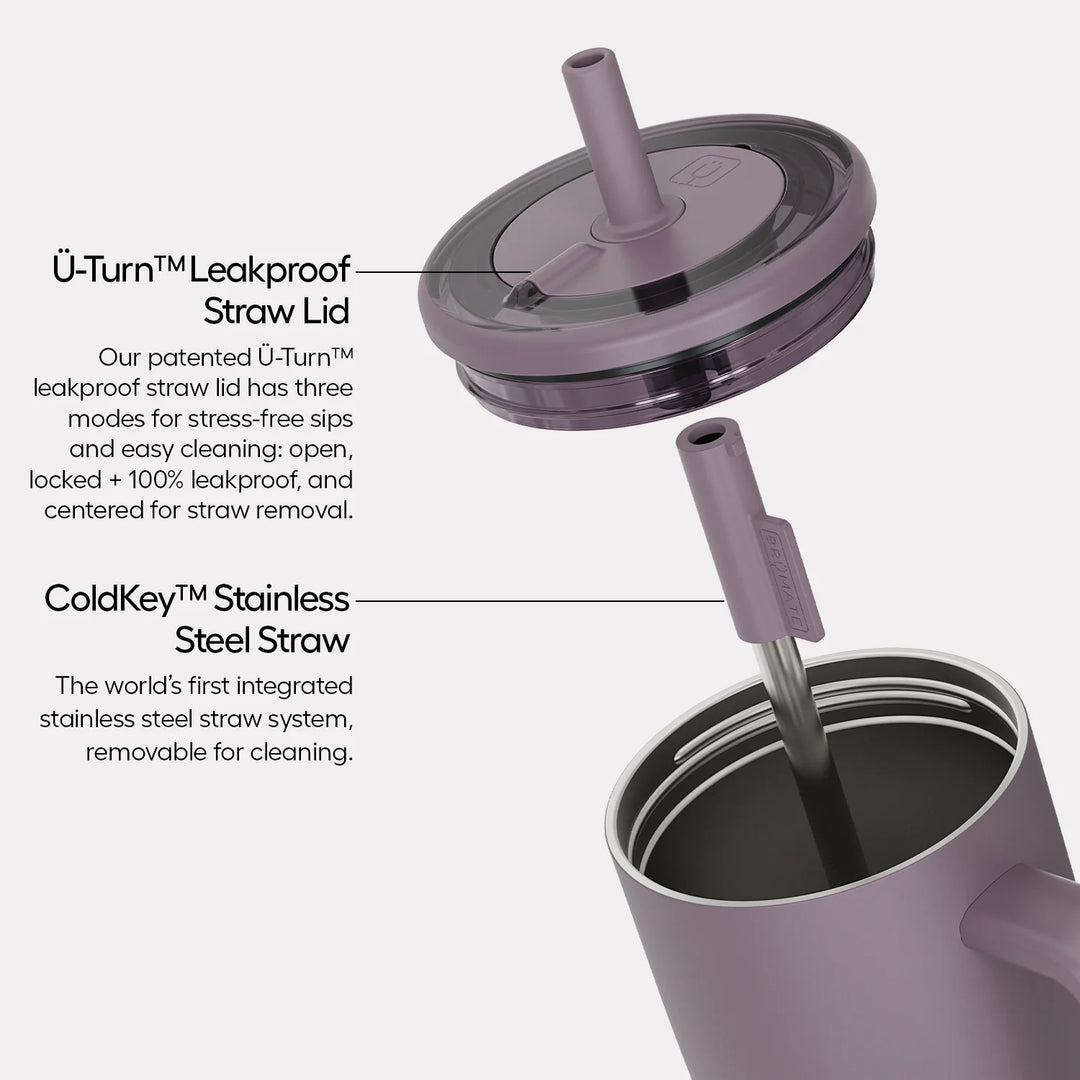 BrüMate Houndstooth Era 40oz Straw Tumbler