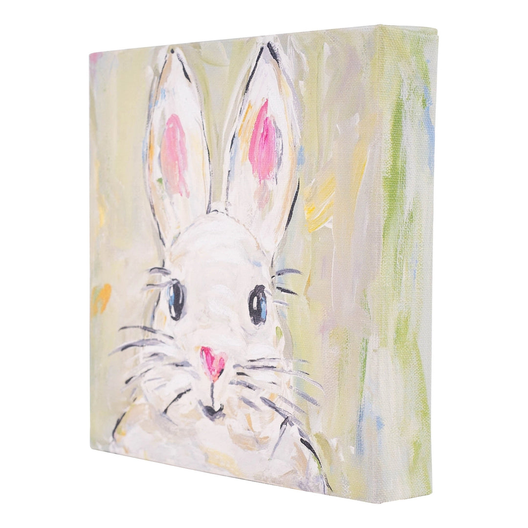 Sweet White Bunny Canvas