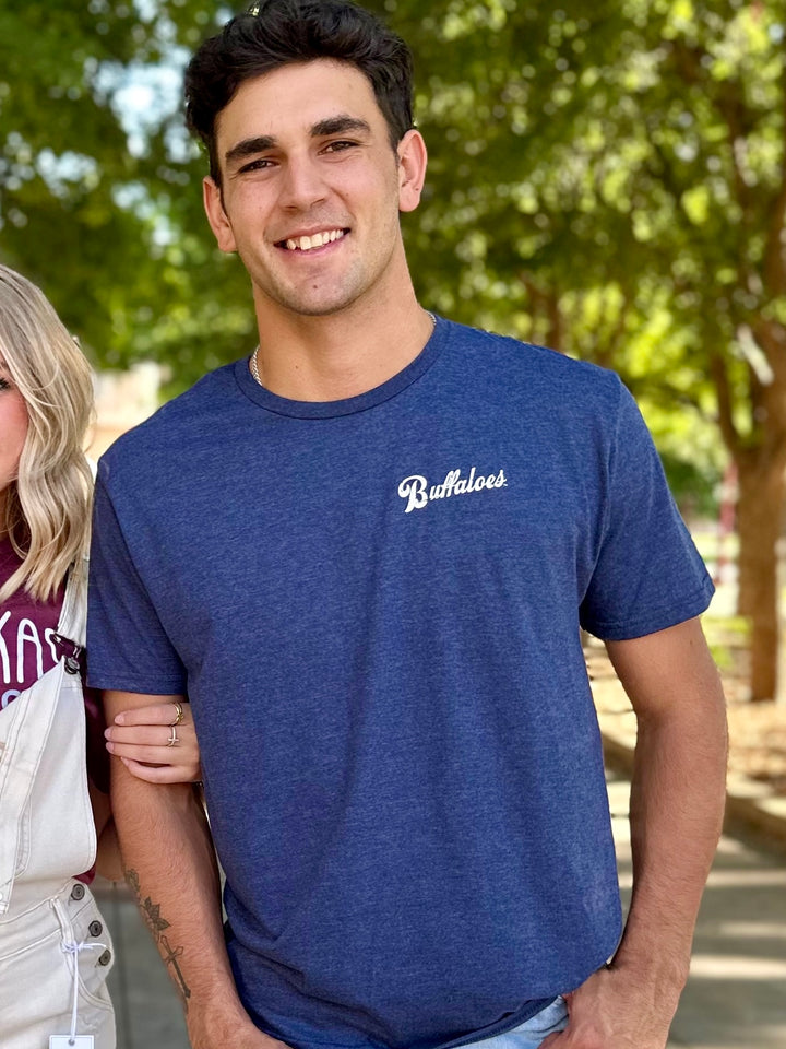 Buffaloes Badge Navy Tee