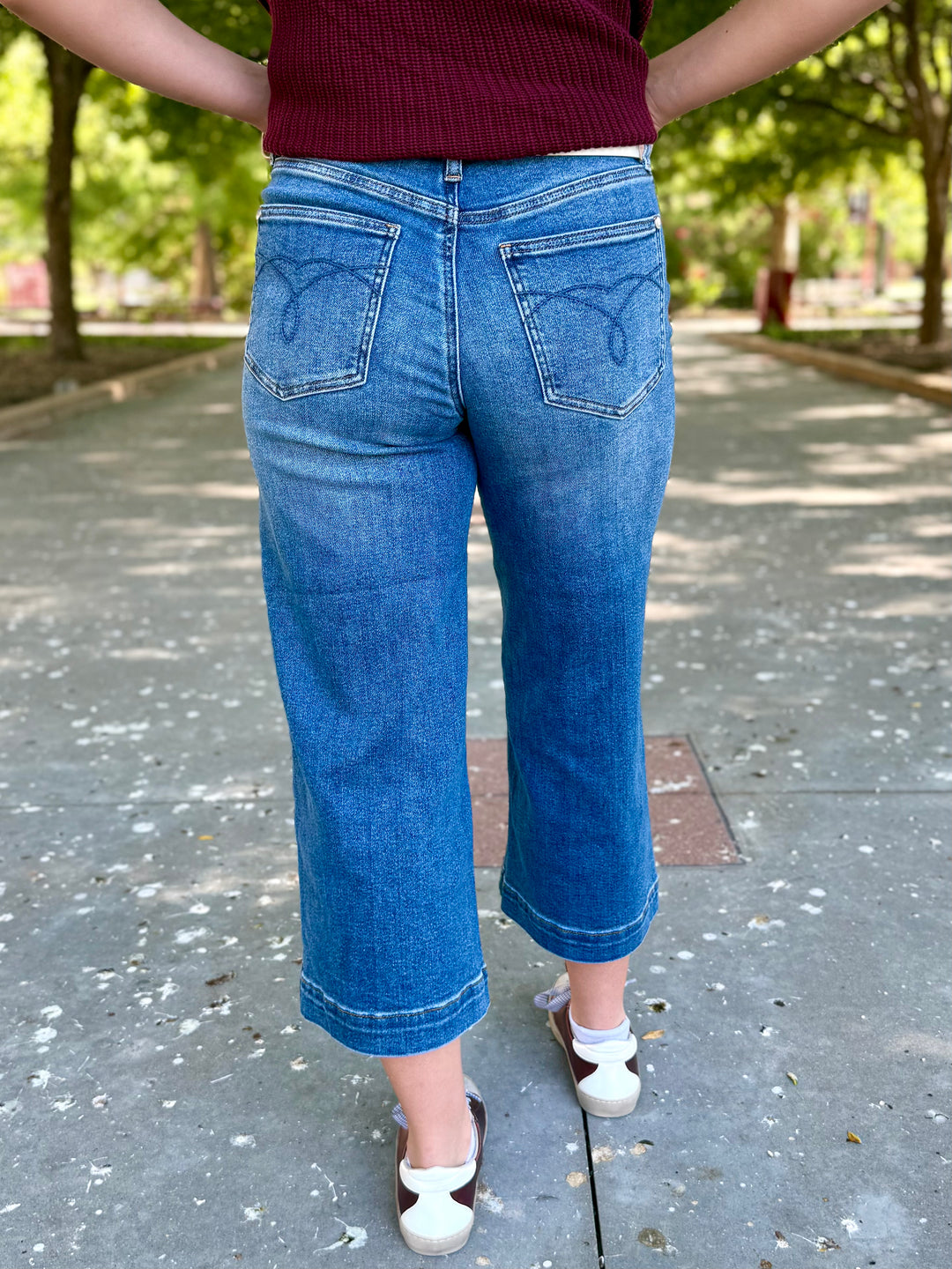 Hannah Crop Jean by Judy Blue