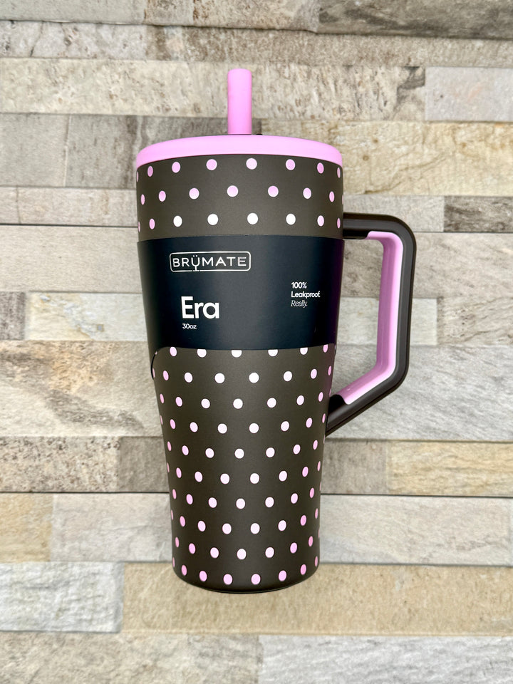 BrüMate Mocha Dot Era Straw Tumblers