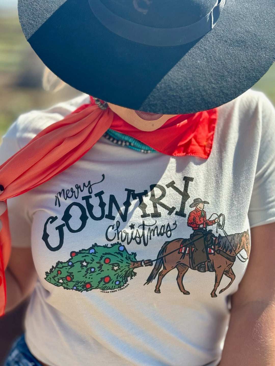 Merry Country Christmas Tee by Texas True Threads