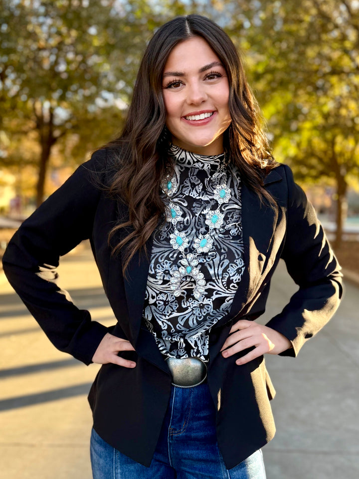 All Business Black Blazer