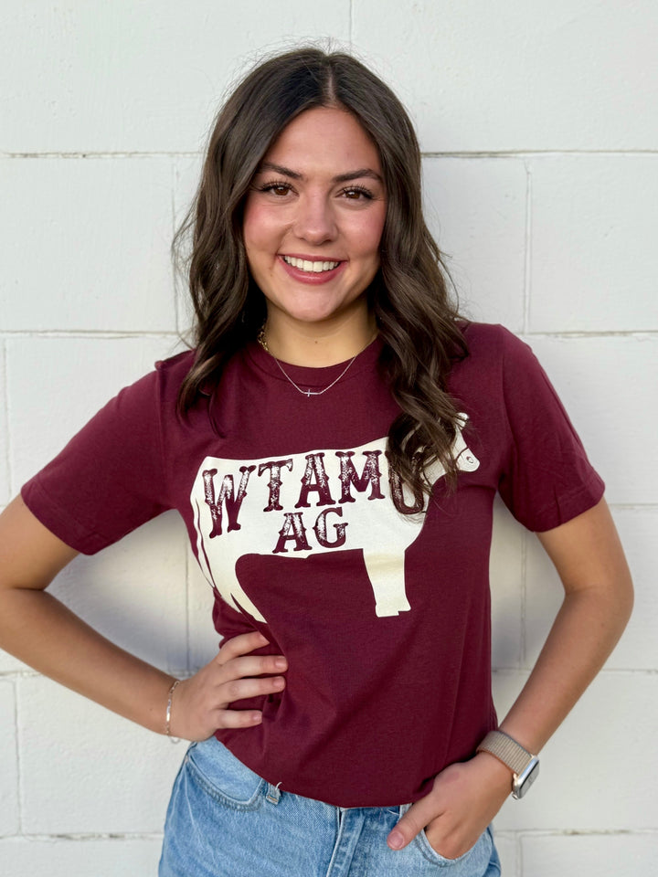 WTAMU Ag Tradition Maroon Tee
