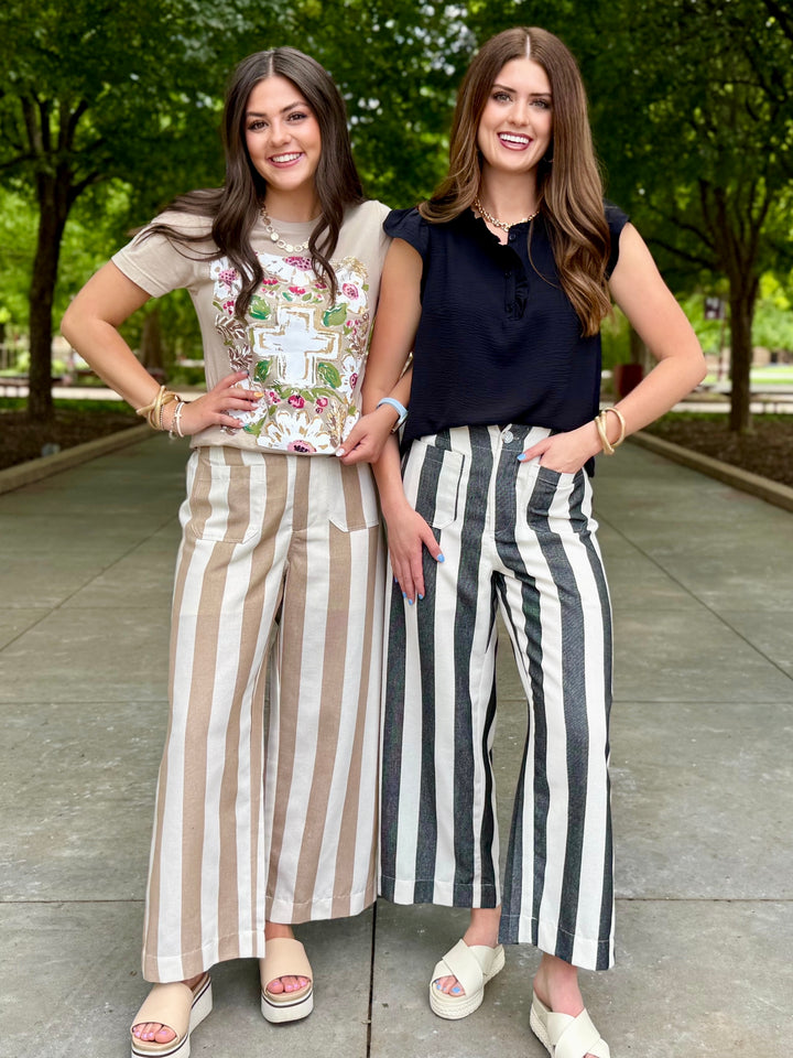 Sun Soaked Striped Pants