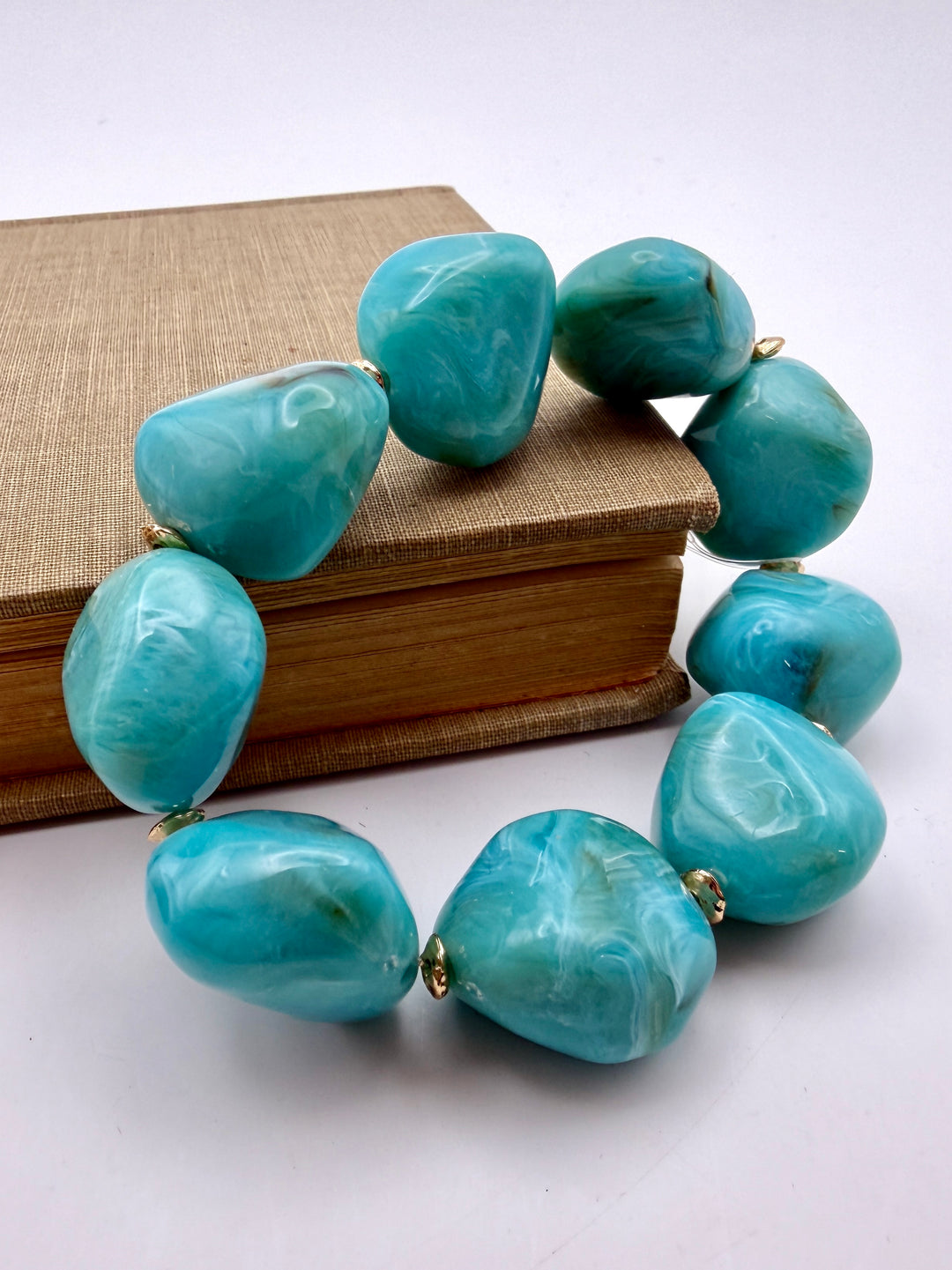 Sabrina Chunky Turquoise Bracelet