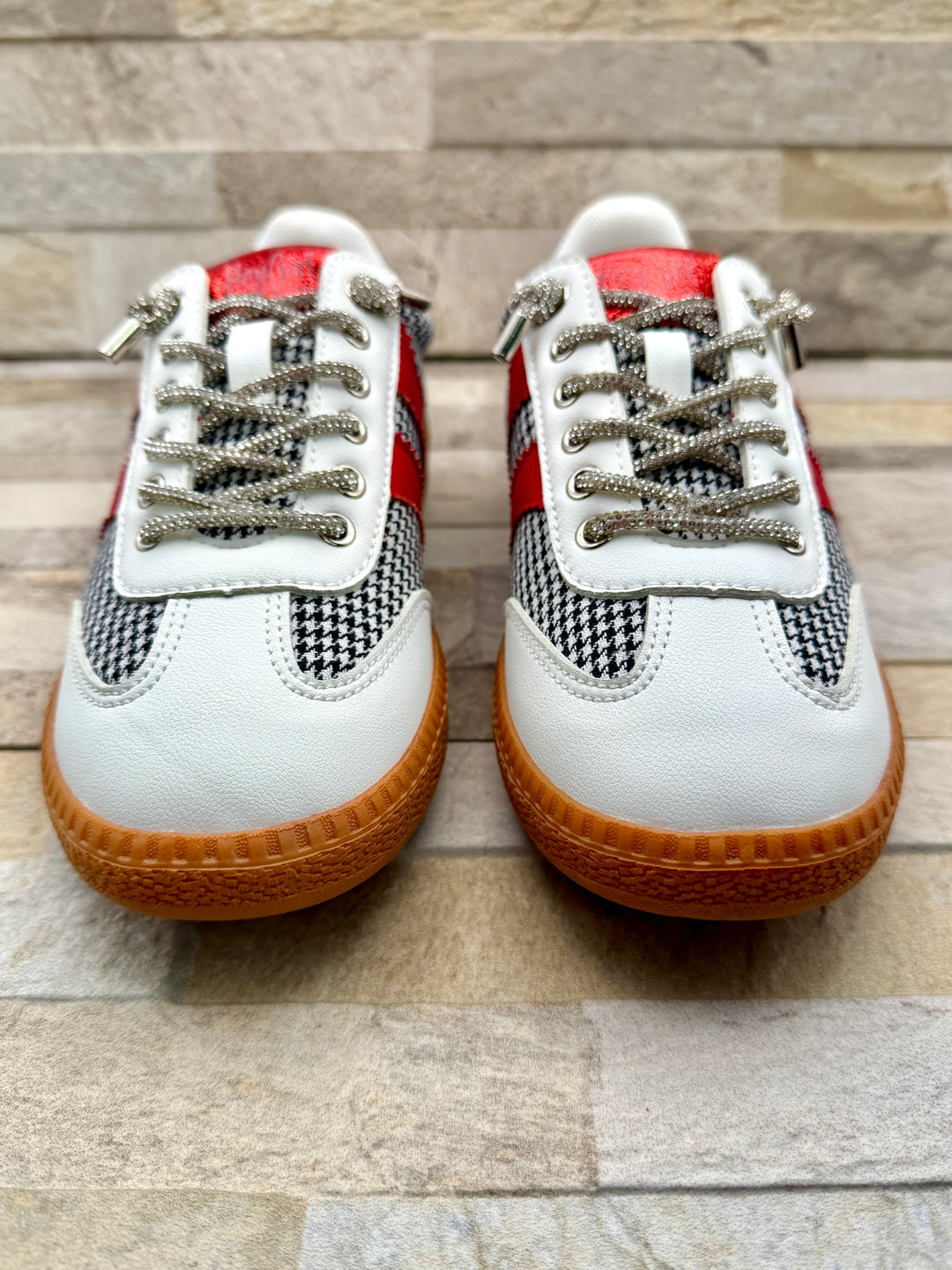Heads Up Houndstooth Sneaker by Corkys