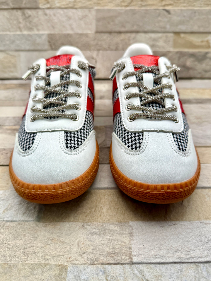 Heads Up Houndstooth Sneaker by Corkys