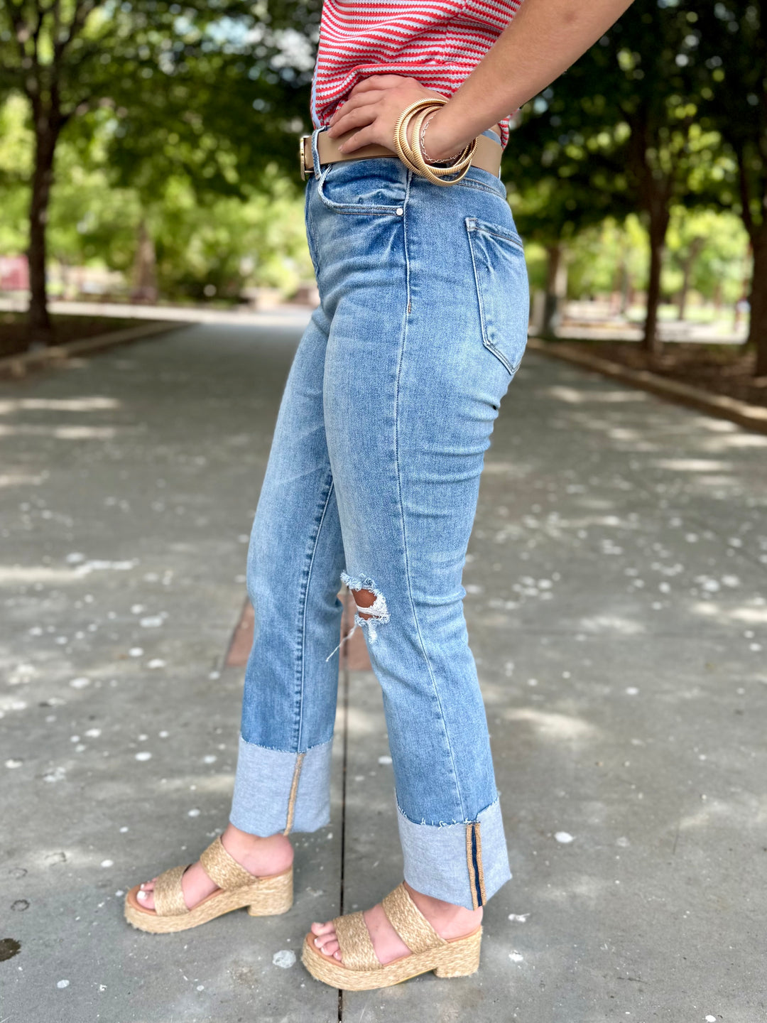 Allie Straight Crop by Risen