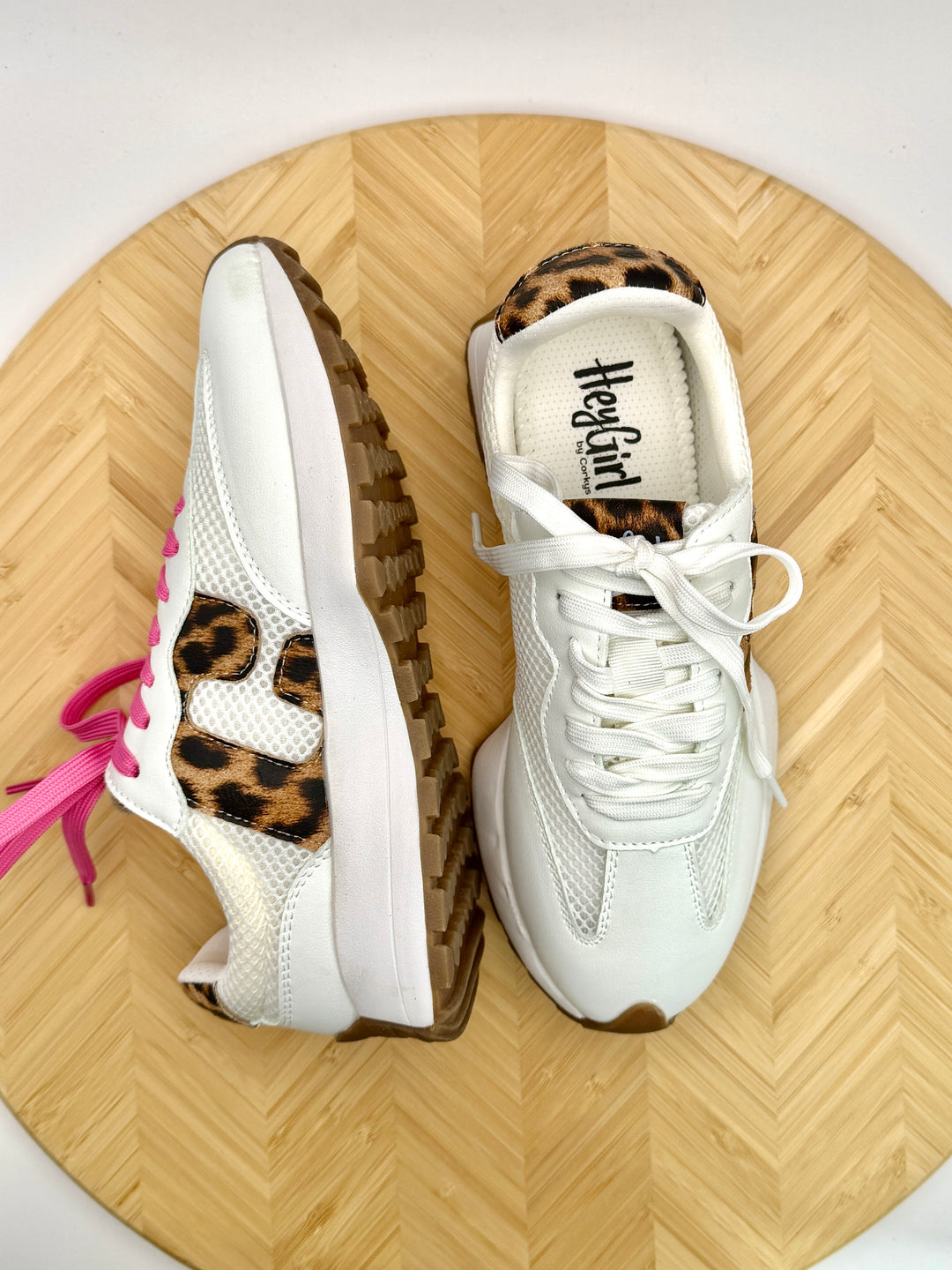 No Prob Leopard Sneaker by Corkys