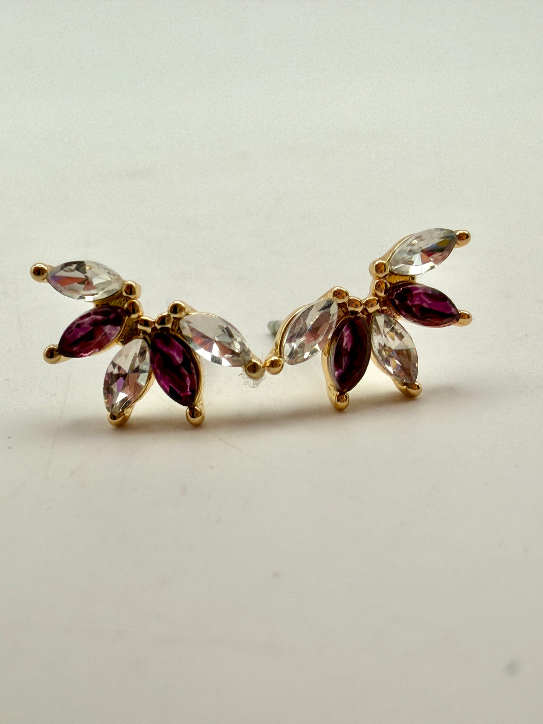 Jones Purple Climber Earrings