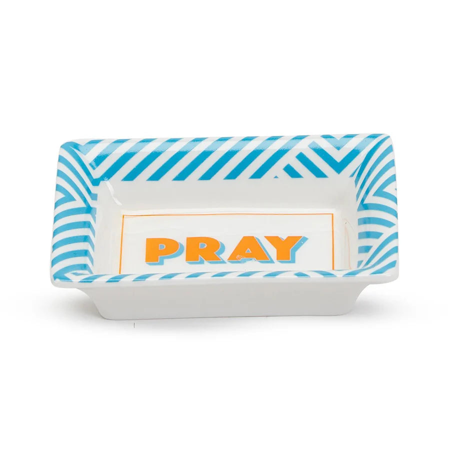 Words of Wisdom Porcelain Trinket Tray