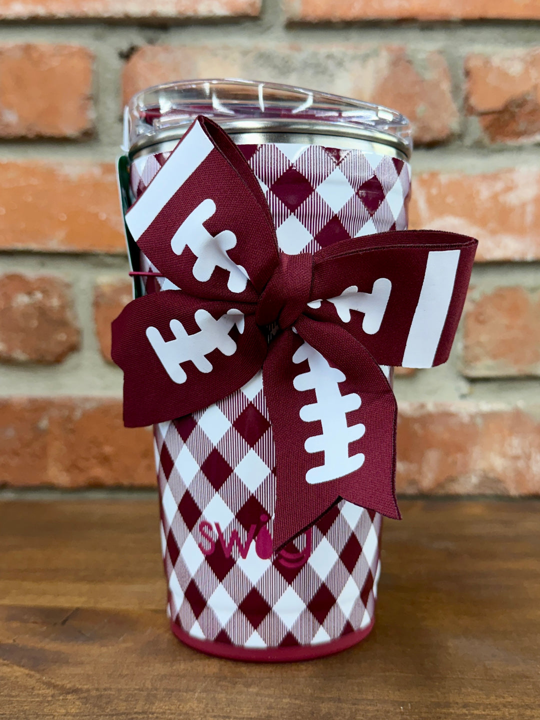 Swig Game Day Gingham 24 oz Party Cup