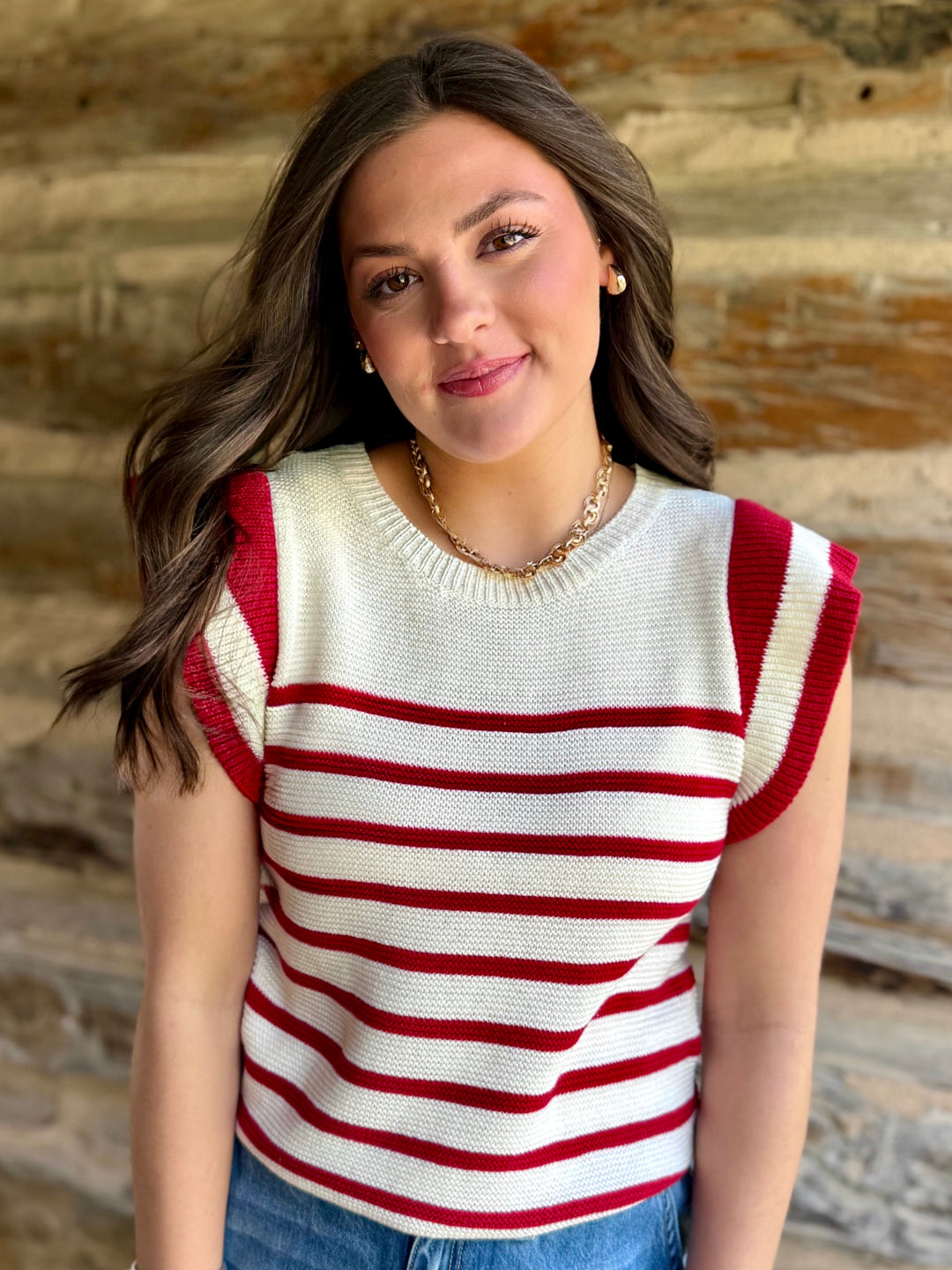 Sweet as Can Be Red Sweater