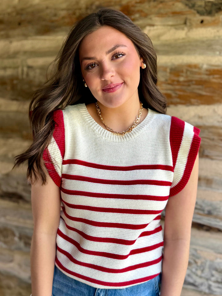 Sweet as Can Be Red Sweater