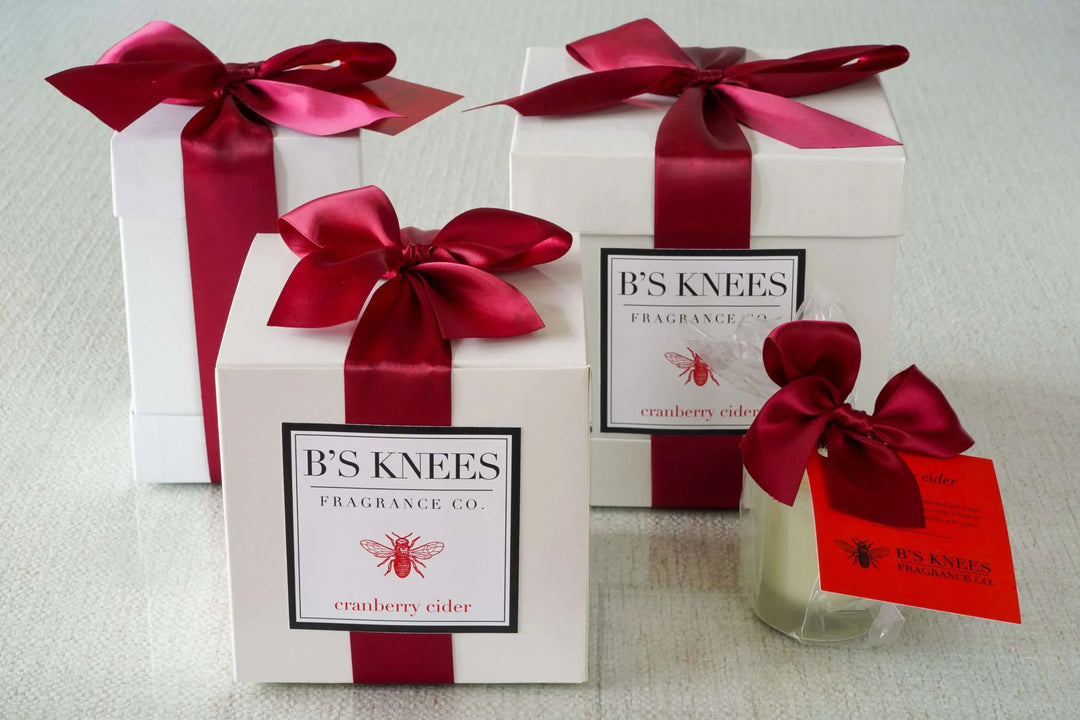B's Knees Holiday Single Wick Candles