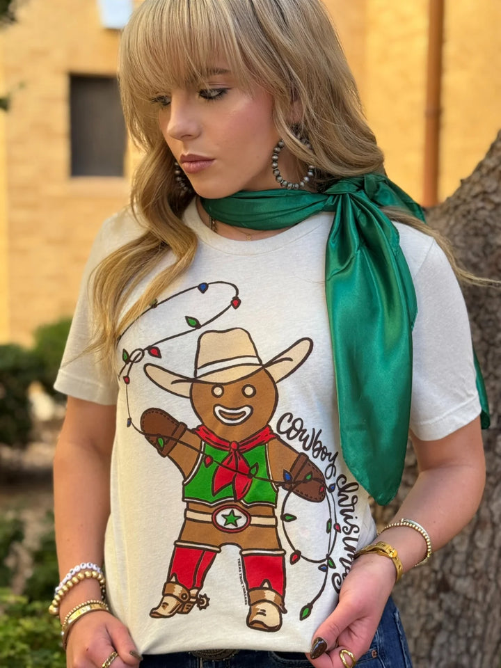Gingerbread Cowboy Tee by Texas True Threads