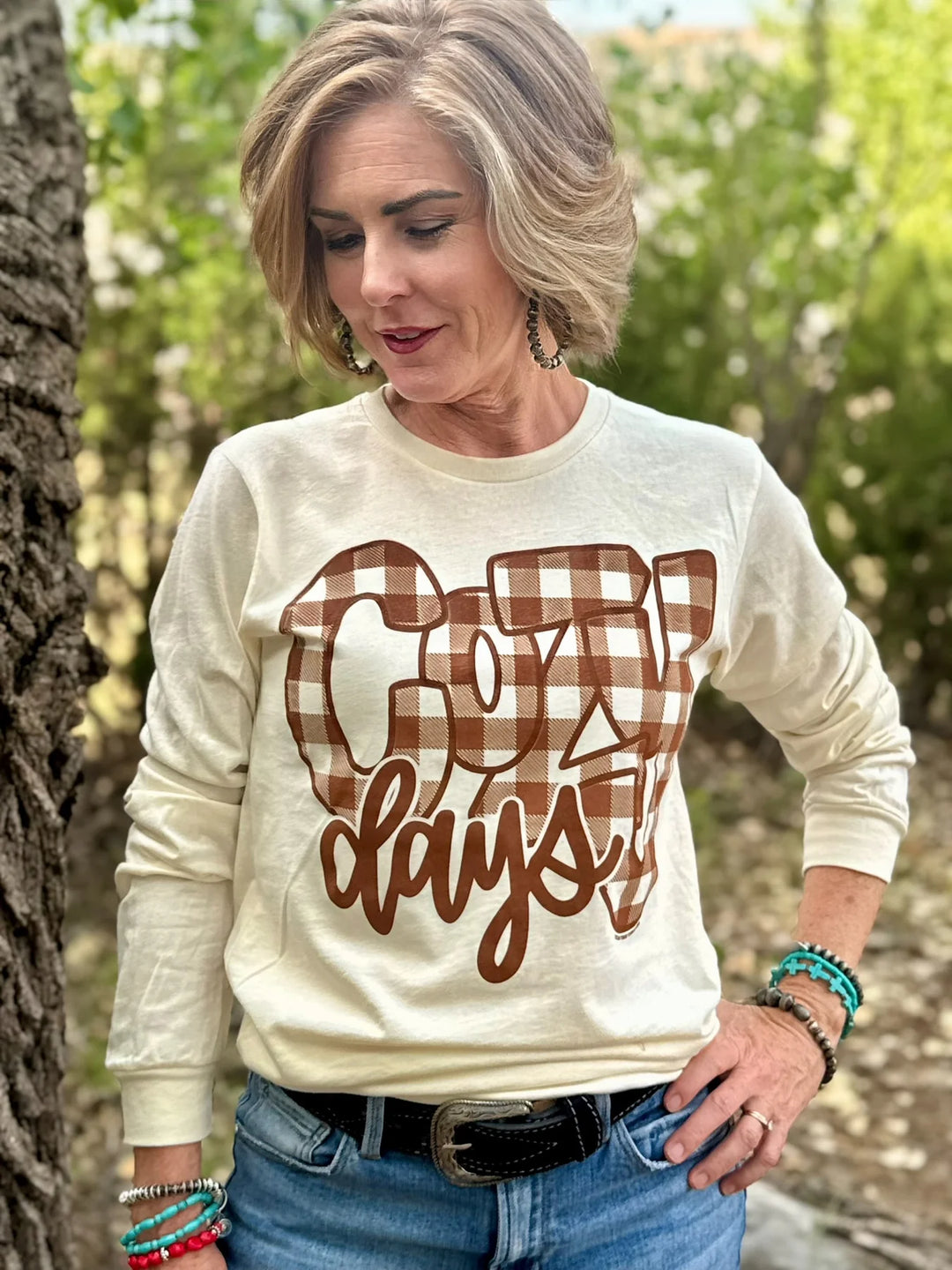 Cozy Days Long Sleeve Tee by Texas True Threads