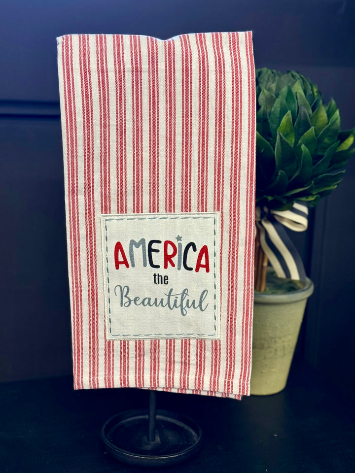 America Stripe Hand Towel