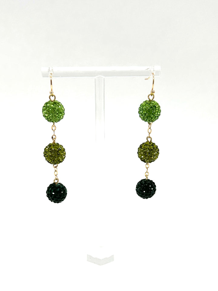 Green With Envy Statement Earrings