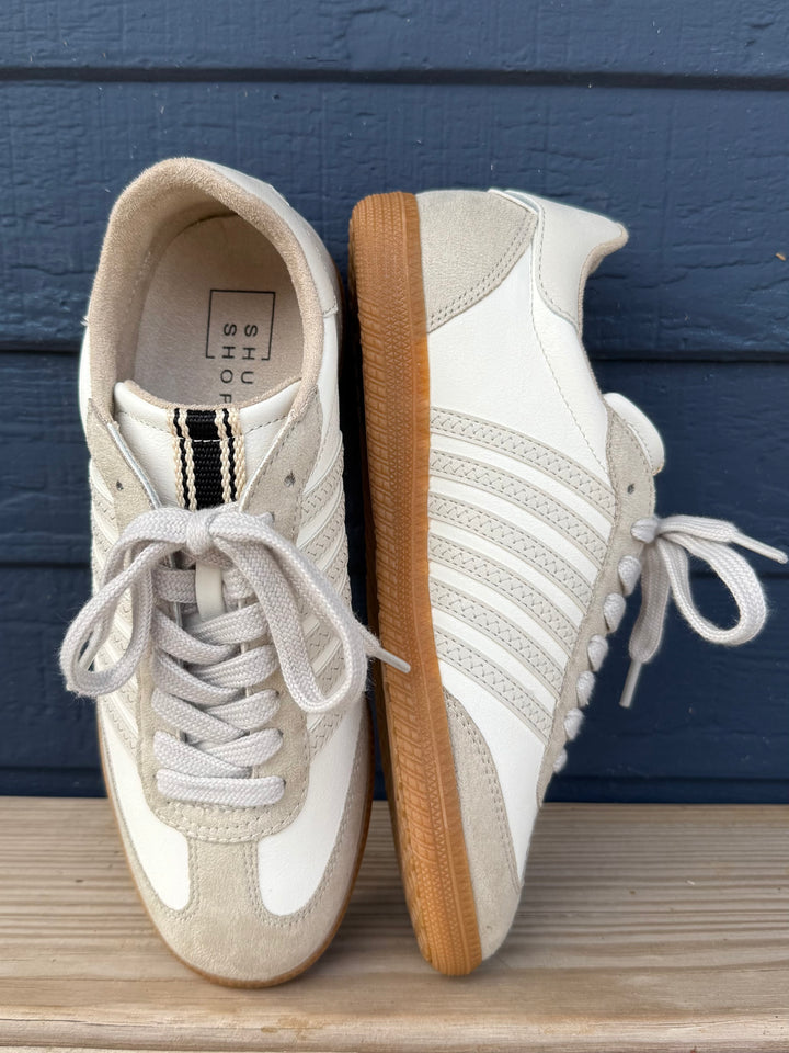 Stevie Sneaker in White by Shu Shop