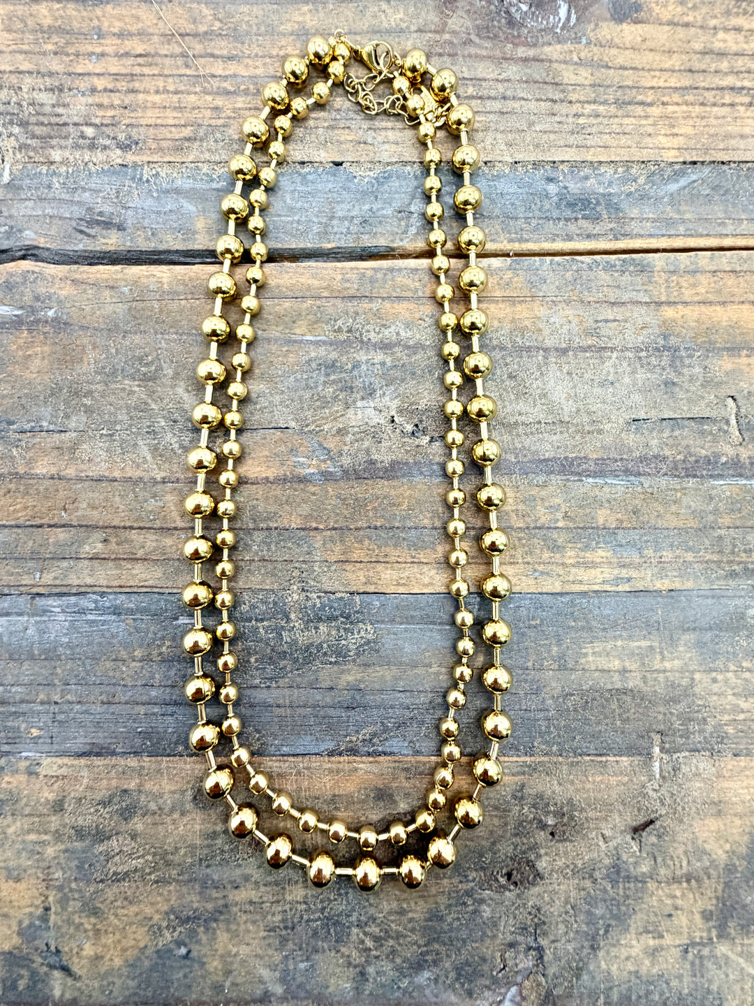 Erika Double Strand Beaded Necklace by Chansuttpearls
