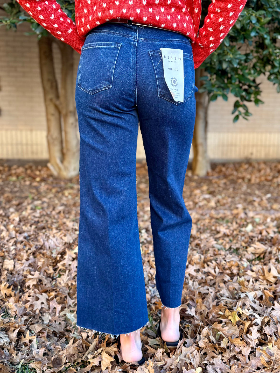 Shauna High Rise Ankle Wide Leg Jean by Risen